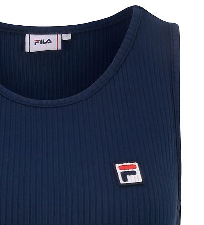 Fila Top - Cropped - Rib - Navy