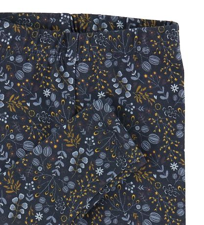 Smallstuff Leggings - Flower Night - Dark Blue