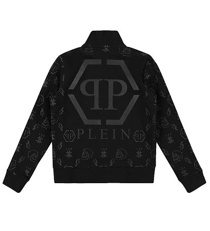 Philipp Plein Cardigan - Monogram - Sort m. Print