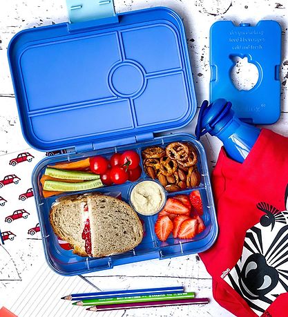 Yumbox Madkasse m. 5 Rum - Bento Tapas - True Blue Groovy