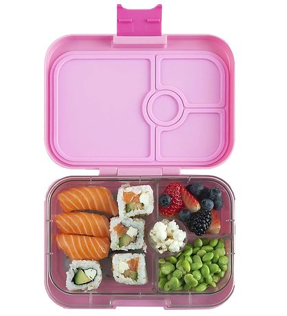 Yumbox Madkasse m. 4 Rum - Bento Panino - Power Pink