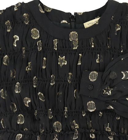 Stella McCartney Kids Kjole - Sort/Guld