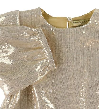 Stella McCartney Kids Bluse - Beige m. Glimmer