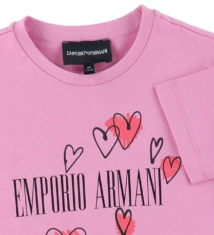 Emporio Armani T-shirt - Flamingo m. Print