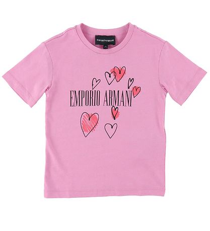 Emporio Armani T-shirt - Flamingo m. Print