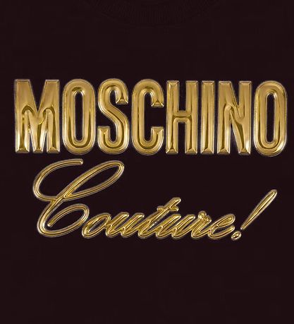 Moschino T-shirt - Sort m. Guld