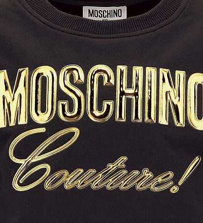 Moschino Sweatshirt - Sort m. Guld