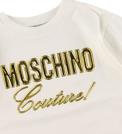 Moschino T-shirt - Hvid m. Guld