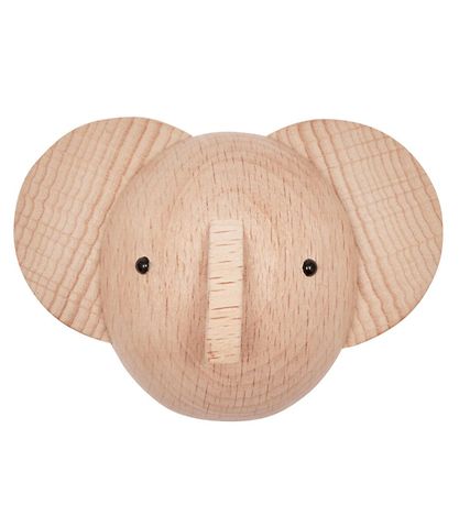 OYOY Knage - 5,4x7,4x6,4 cm - Mini - Elefant - Natur
