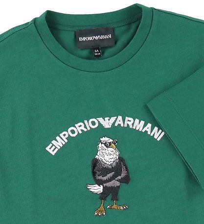 Emporio Armani T-shirt - Evergreen m. rn