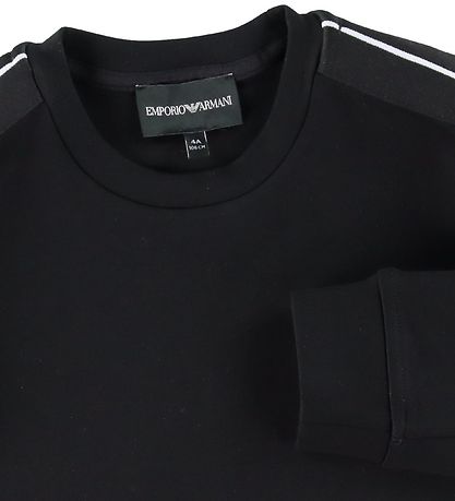 Emporio Armani Bluse - Sort m. Logostribe