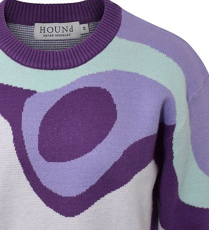 Hound Bluse - Pattern Knit - Multi Colour