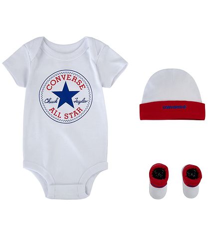 Converse Gaveske - Body k/ m. Hue og Futter - Hvid