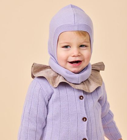 Copenhagen Colors Elefanthue - Strik - Uld - 1-lags - Lavender