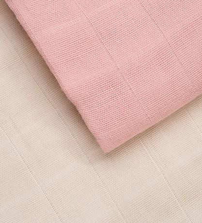 Fixoni Stofbleer - 2-pak - 70x70 cm - Misty Rose