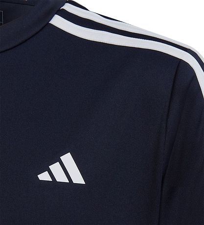 adidas Performance T-Shirt - U TR-ES 3S T - Navy/Hvid