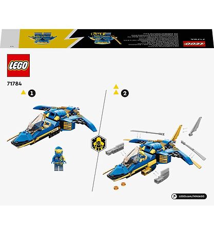 LEGO Ninjago - Jays Lynjet Evo 71784 - 146 Dele