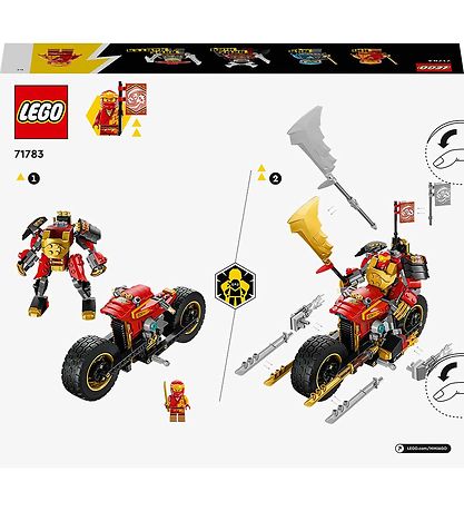 LEGO Ninjago - Kais Robotkvrn Evo 71783 - 312 Dele