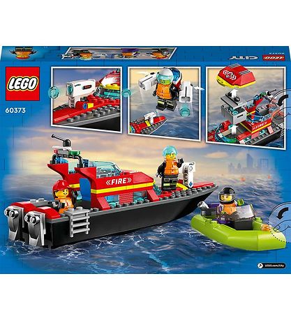 LEGO City - Brandvsnets Redningsbd 60373 - 144 Dele