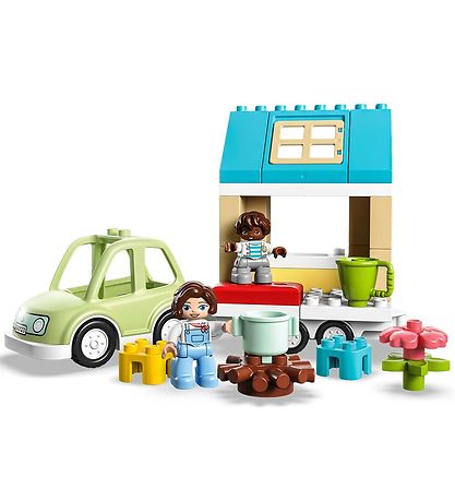 LEGO DUPLO - Familiehus p Hjul 10986 - 31 Dele