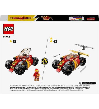 LEGO Ninjago - Kais Ninja-racerbil EVO 71780 - 94 Dele