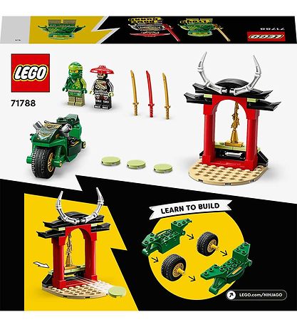 LEGO® Ninjago - Lloyds Ninja-motorcykel 71788 - 64 Dele