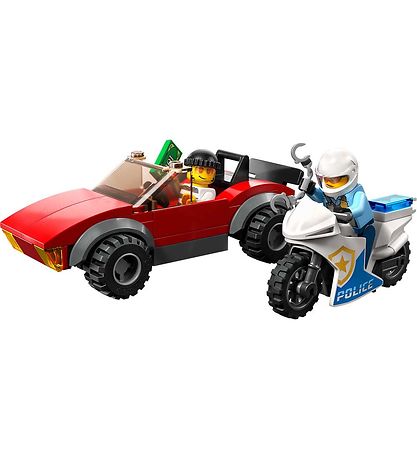 LEGO City - Politimotorcykel p Biljagt 60392 - 59 Dele