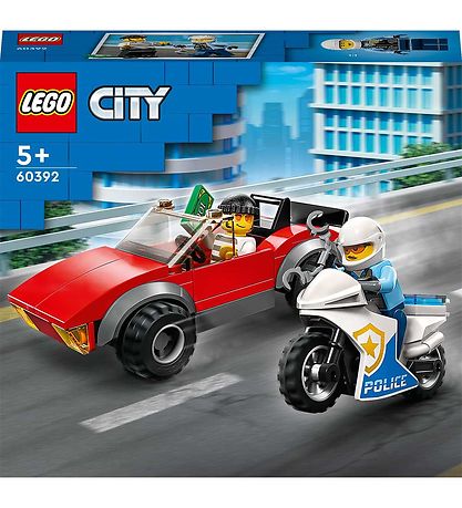LEGO® City - Politimotorcykel på Biljagt 60392 - 59 Dele
