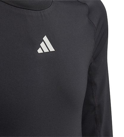 adidas Performance T-Shirt - TF LS TEE Y - Sort