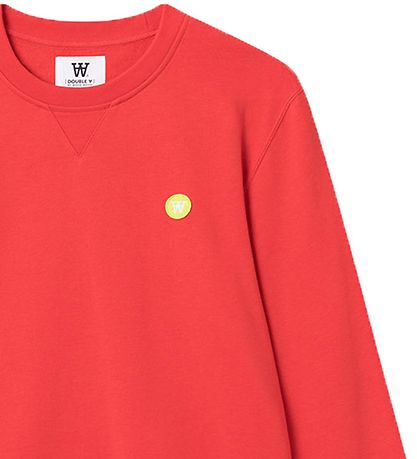 Wood Wood Sweatshirt - Tye - Apple Red