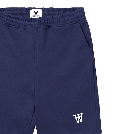 Wood Wood Sweatshorts - Jax AA - Navy