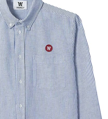 Wood Wood Skjorte - Tod Shirt - Blue Stripes