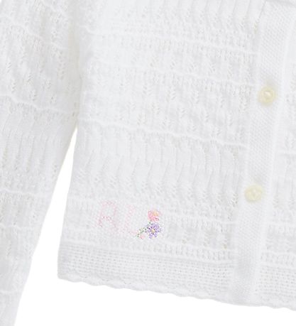 Polo Ralph Lauren Cardigan - Cropped - Strik - Classics I - Hvid