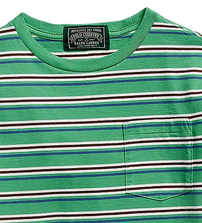 Polo Ralph Lauren T-shirt - Polo Country - Grn m. Striber