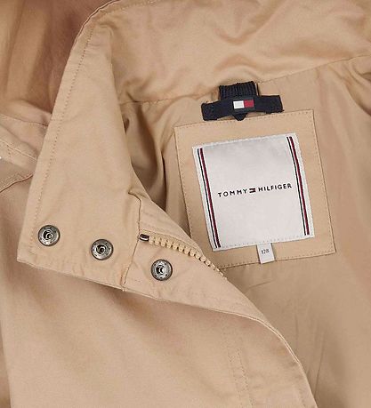 Tommy Hilfiger Jakke - Cotton Parka - Light Okker