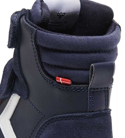 Hummel Stvler - Slimmer Stadil Leather High Jr. - Peacoat