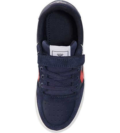 Hummel Sko - Slimmer Stadil Leather Low Jr. - Peacoat