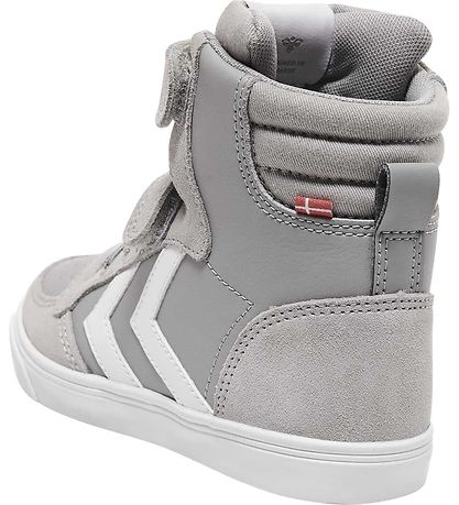 Hummel Stvler - Slimmer Stadil Leather High Jr. - Alloy