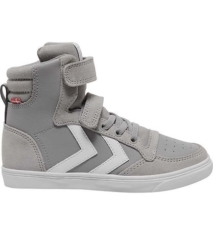 Hummel Stvler - Slimmer Stadil Leather High Jr. - Alloy