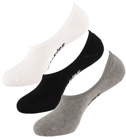 Dickies Footies - 3-pak - Invisible - Hvid-Sort-Grå