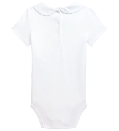 Polo Ralph Lauren Body k/ - Baby Collection - Hvid m. Bier