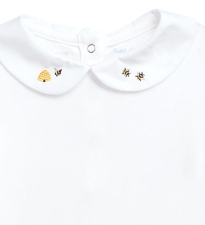 Polo Ralph Lauren Body k/ - Baby Collection - Hvid m. Bier