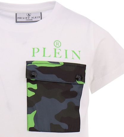 Philipp Plein T-shirt - Hvid m. Lomme