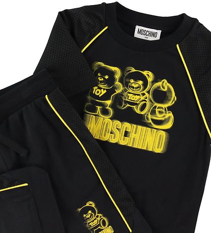 Moschino T-shirt/Shorts - Sort m. Gul