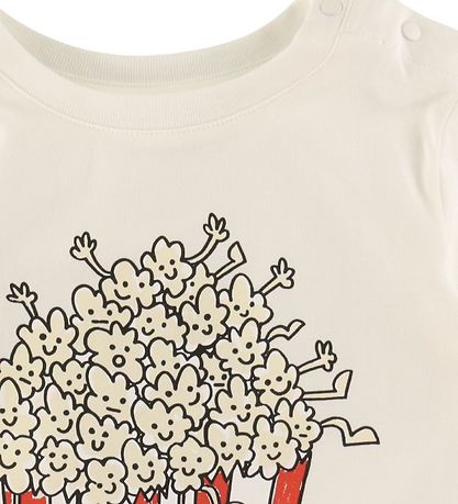 Stella McCartney Kids T-shirt - Hvid m. Popcorn