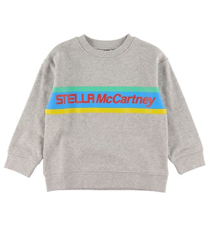 Stella McCartney Kids Sweatshirt - Grmeleret m. Stribe