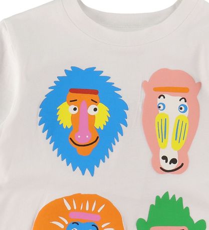 Stella McCartney Kids T-shirt - Hvid m. Aber