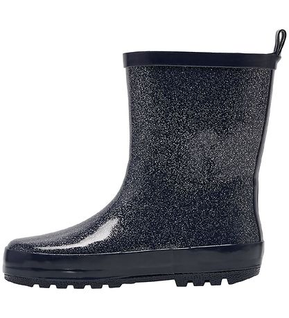 Hummel Gummistvler - Rubber Boot Glitter Jr - Black Iris