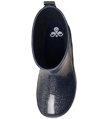 Hummel Gummistvler - Rubber Boot Glitter Jr - Black Iris