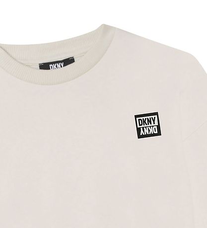 DKNY Sweatshirt - Cropped - Sand